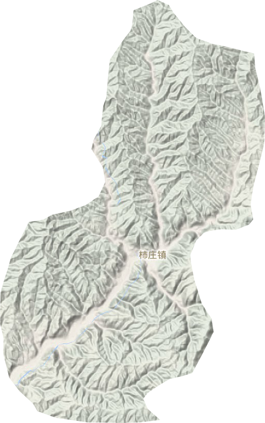 柿庄镇地形地图