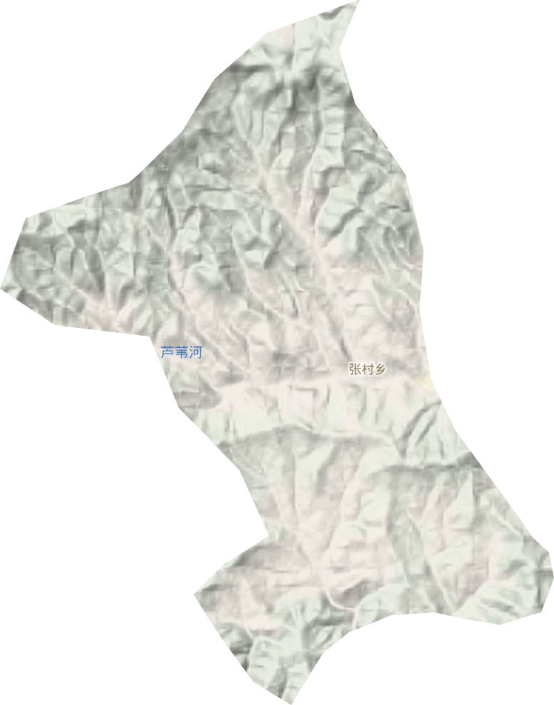 张村乡地形地图