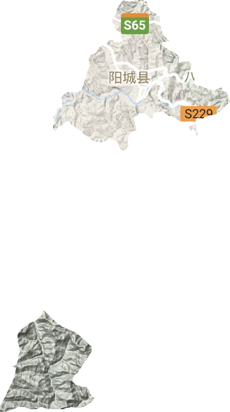 凤城镇地形地图