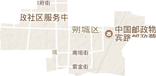 南城街道地形地图