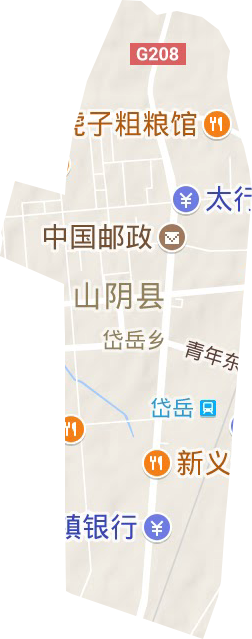 西城管理委员会地形地图