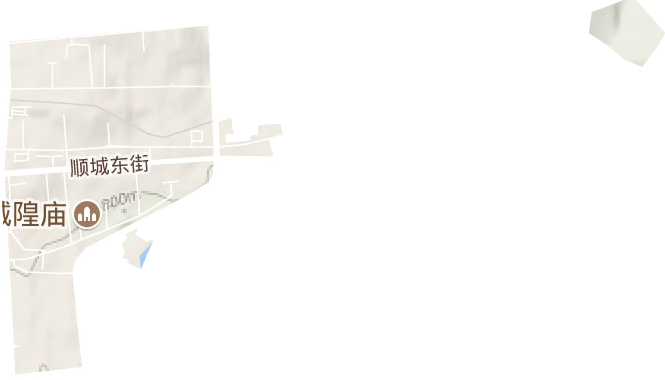 新华街道地形地图