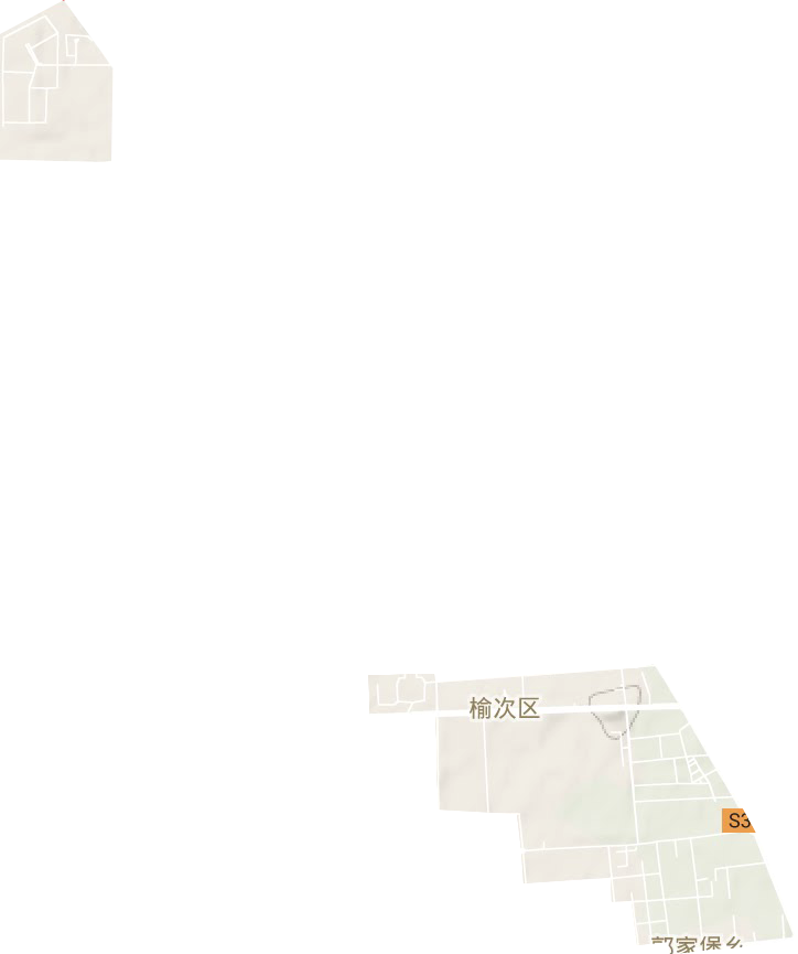 新建街道地形地图
