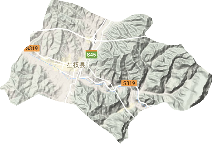 辽阳镇地形地图
