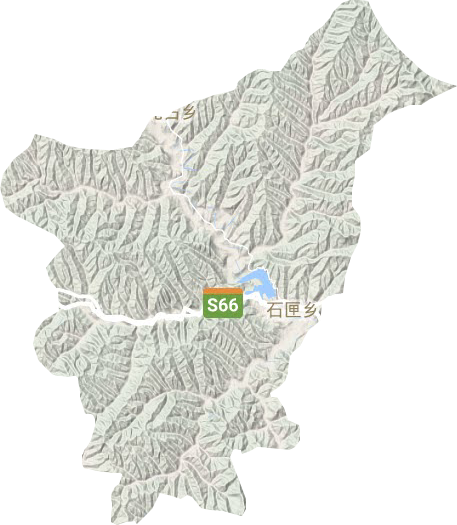 石匣乡地形地图