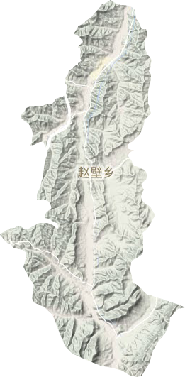 赵壁乡地形地图