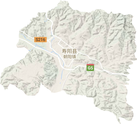 朝阳镇地形地图