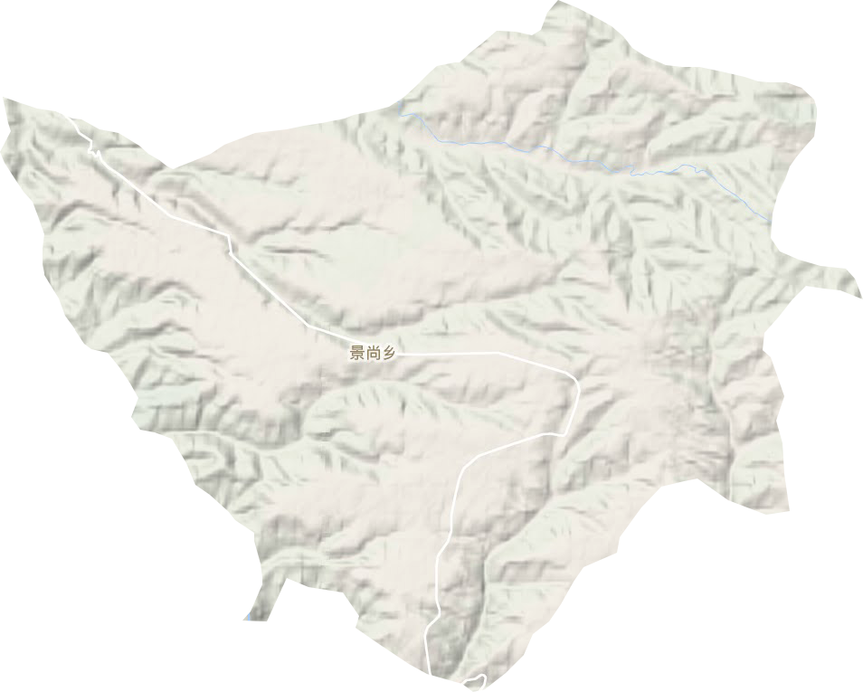 景尚乡地形地图