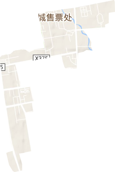 城东街道地形地图