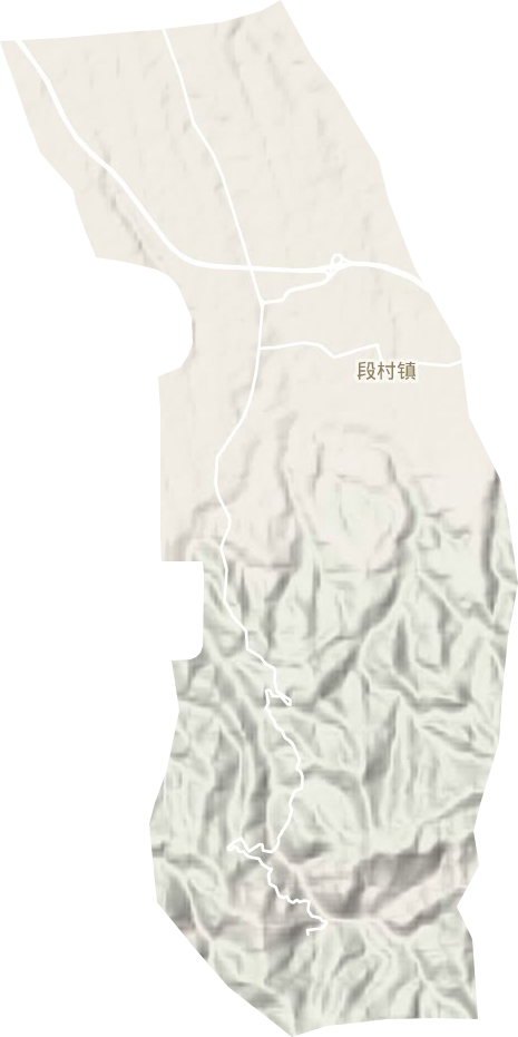 段村镇地形地图