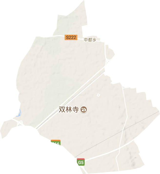 中都乡地形地图