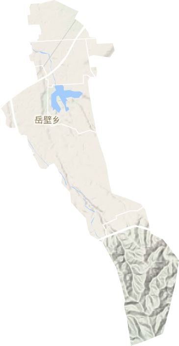 岳壁乡地形地图