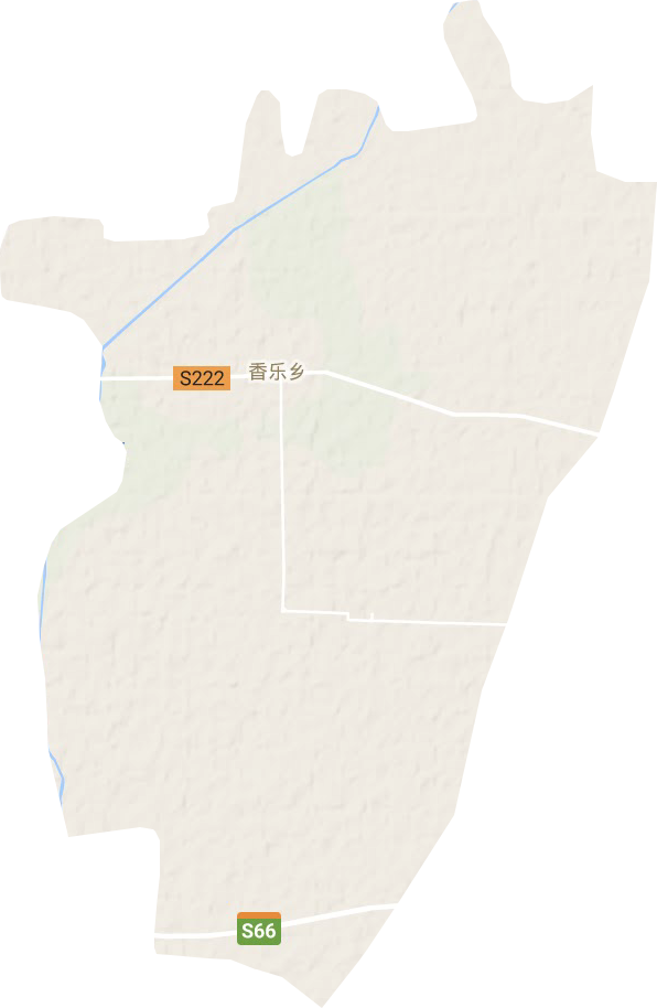 香乐乡地形地图