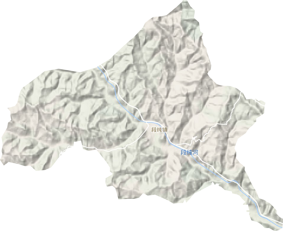 段纯镇地形地图