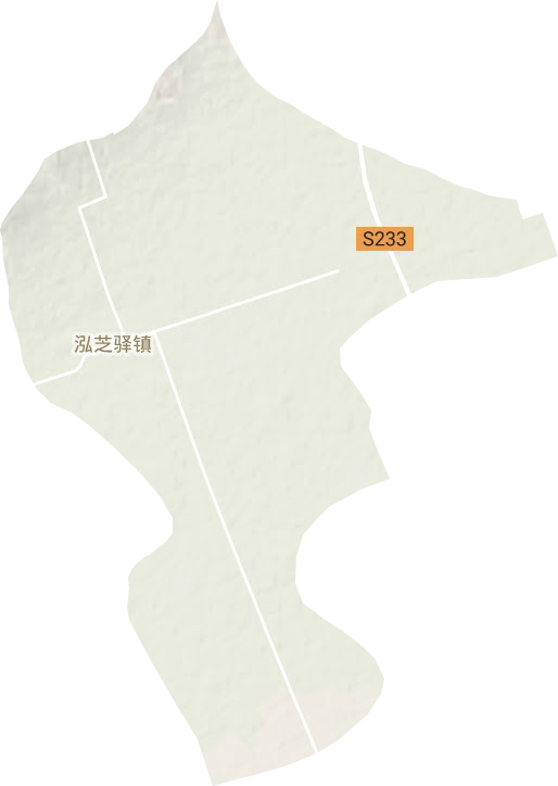 泓芝驿镇地形地图