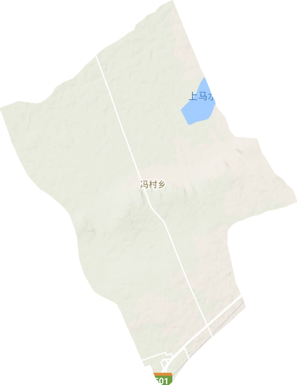 冯村乡地形地图