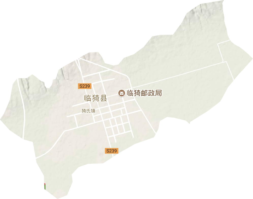 猗氏镇地形地图