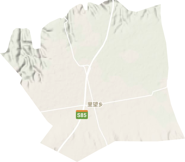 里望乡地形地图