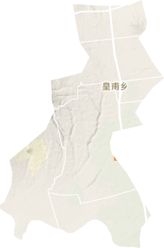 皇甫乡地形地图