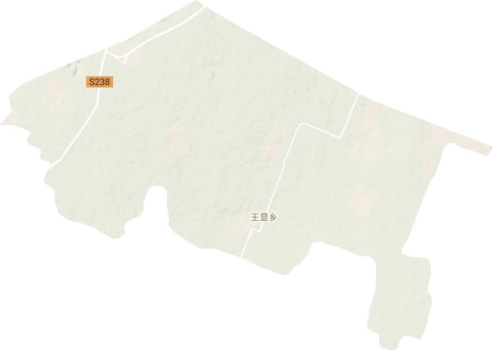 王显乡地形地图
