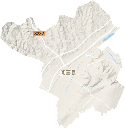 桐城镇地形地图