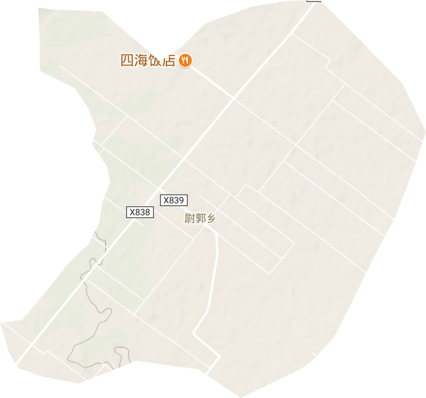 尉郭乡地形地图