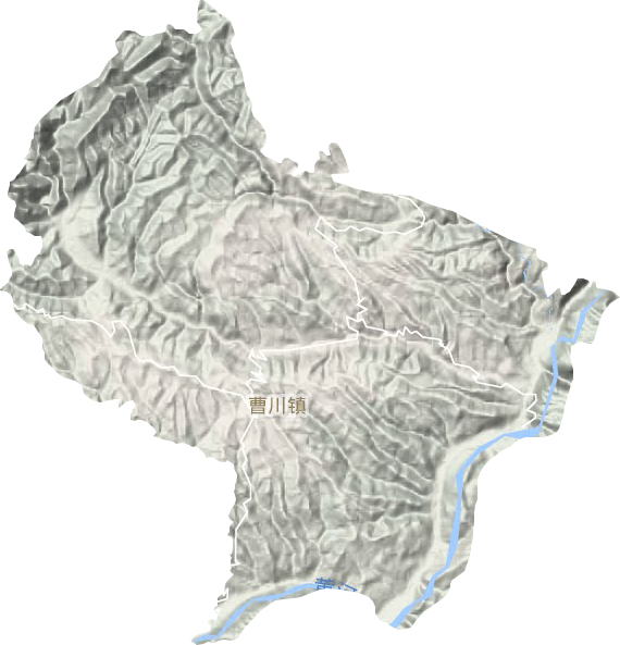 曹川镇地形地图