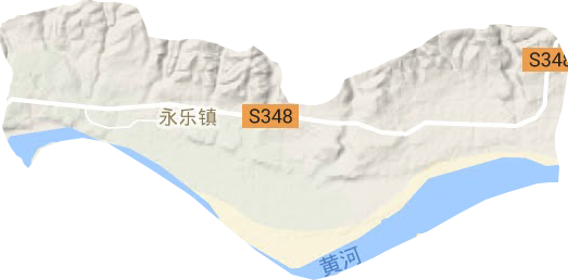 永乐镇地形地图