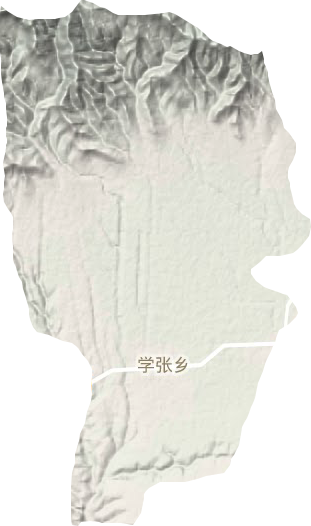 学张乡地形地图