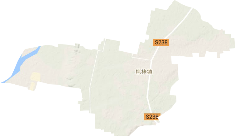 栲栳镇地形地图