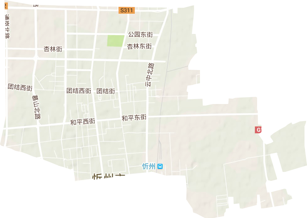 长征街街道地形地图