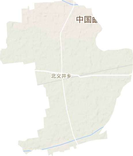 北义井乡地形地图