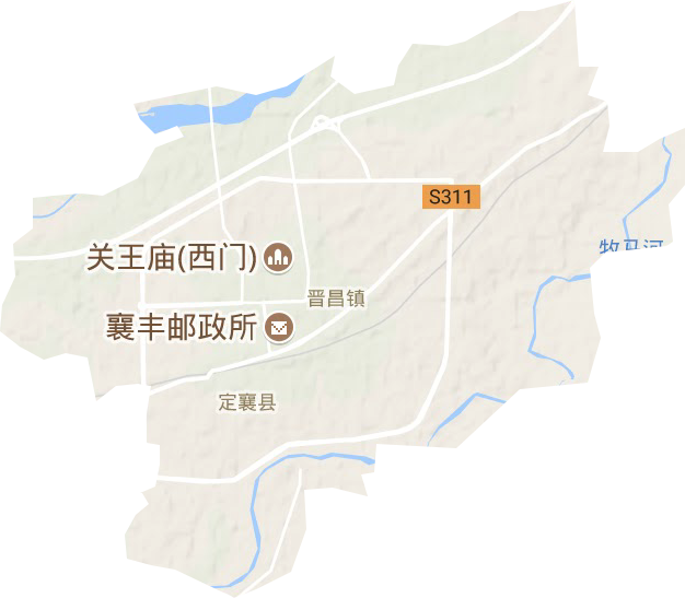 晋昌镇地形地图