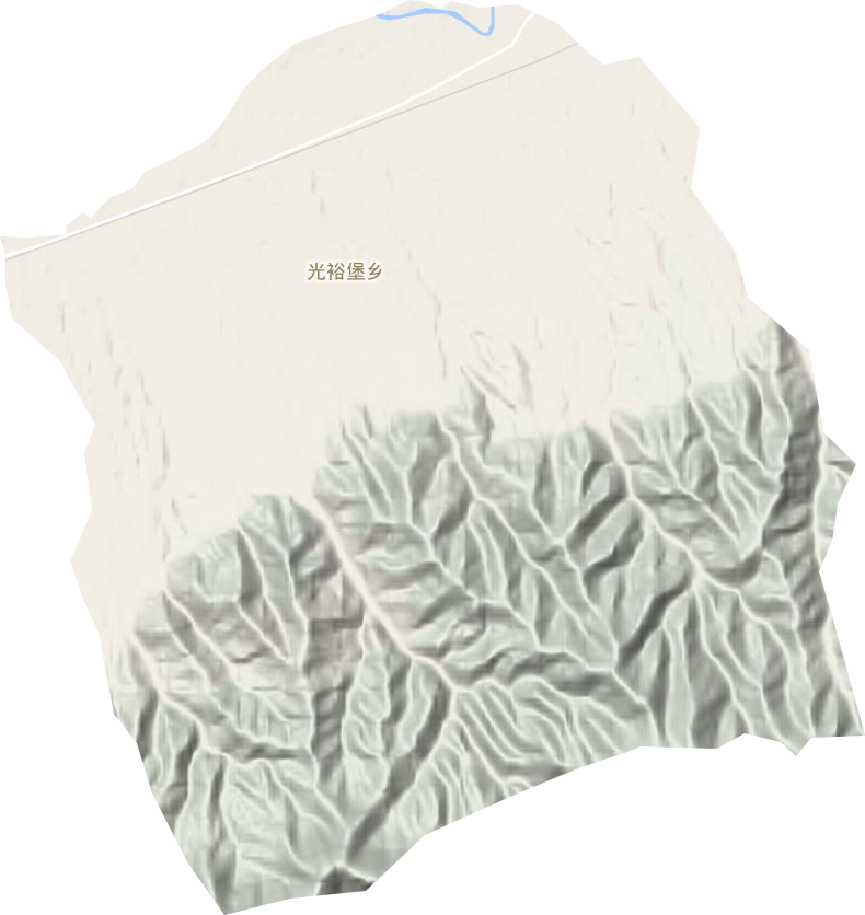 光裕堡乡地形地图