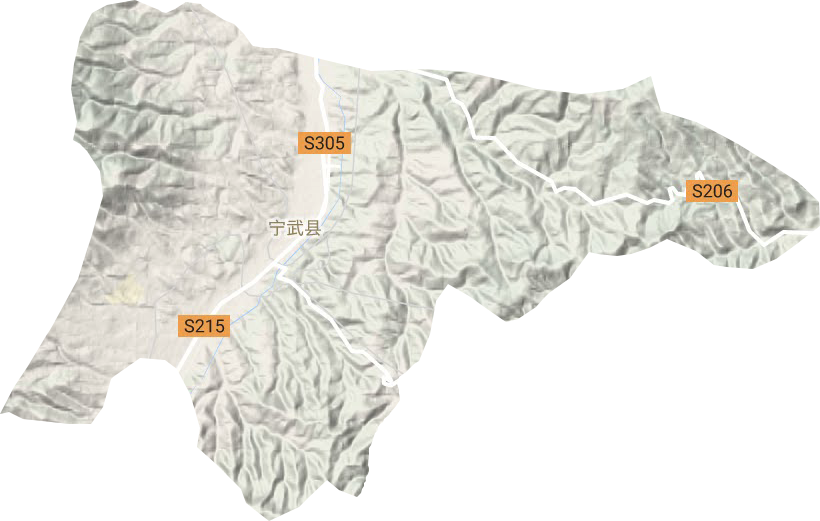 凤凰镇地形地图