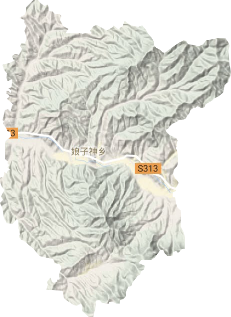 娘子神乡地形地图