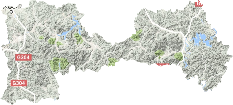 本溪市地形地图