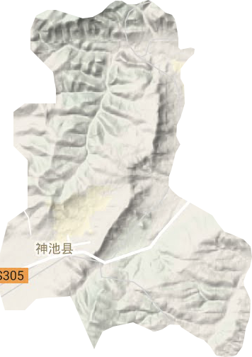 龙泉镇地形地图
