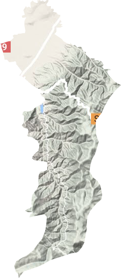 前所乡地形地图