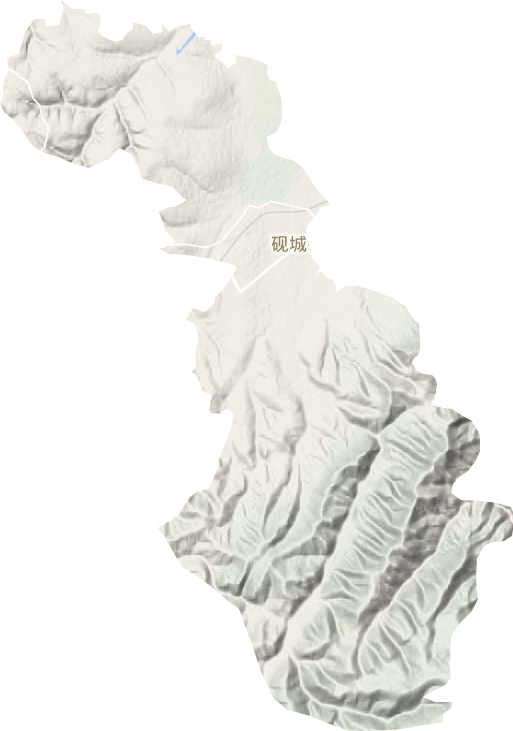 孙家坪乡地形地图