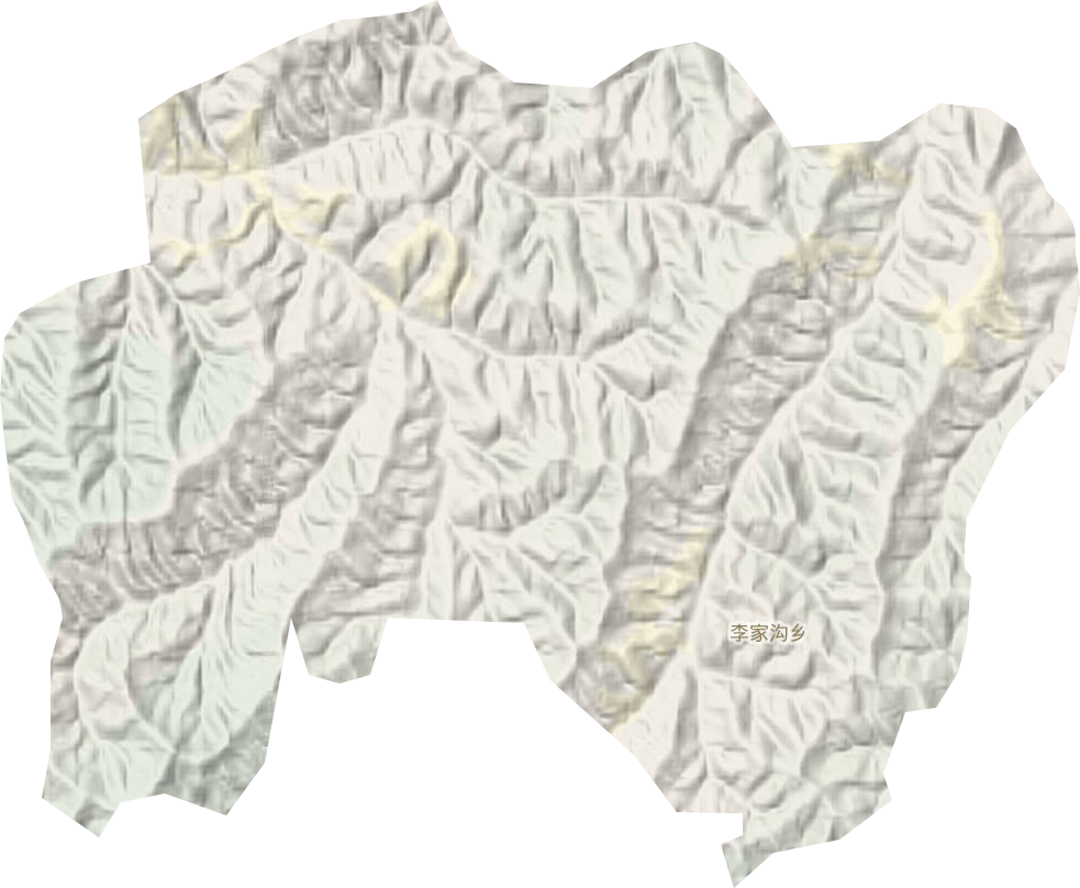 李家沟乡地形地图