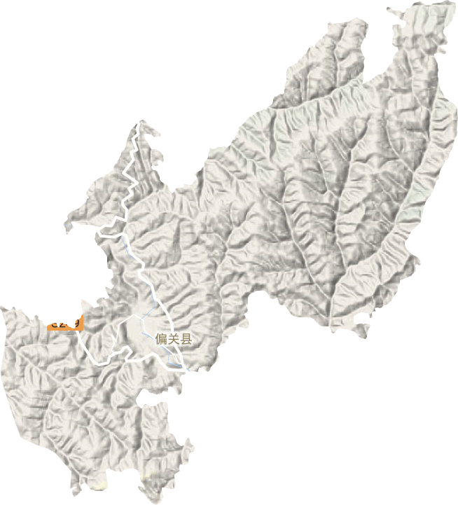 新关镇地形地图