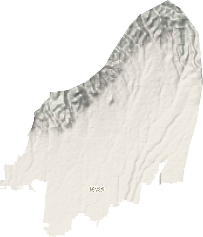 杨谈乡地形地图