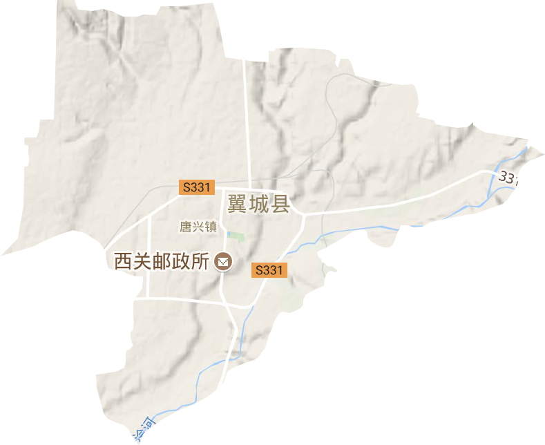唐兴镇地形地图