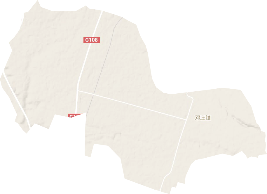 邓庄镇地形地图