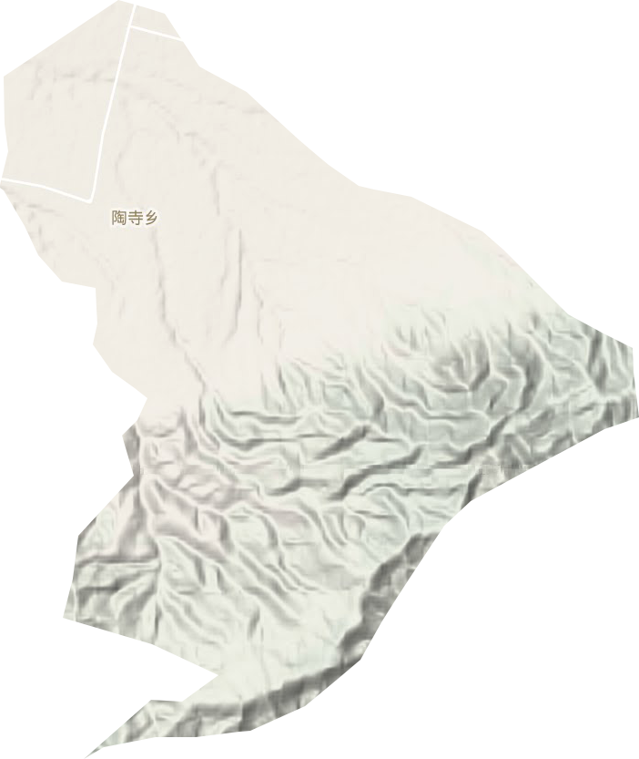 陶寺乡地形地图