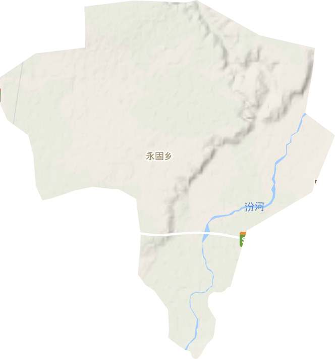 永固乡地形地图