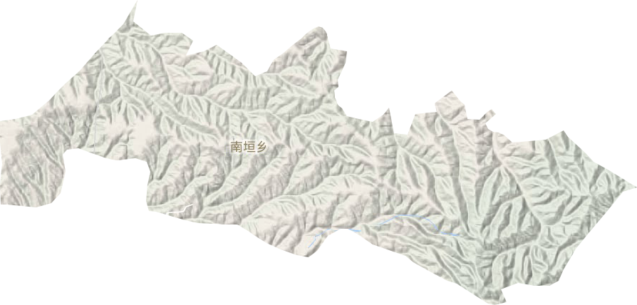 南垣乡地形地图