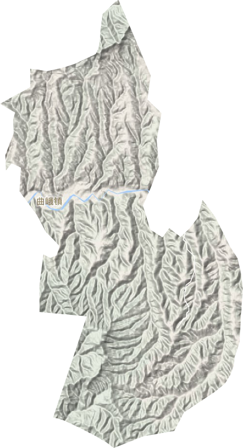 曲峨镇地形地图