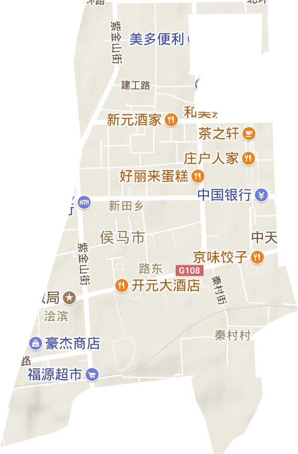 路东街道地形地图